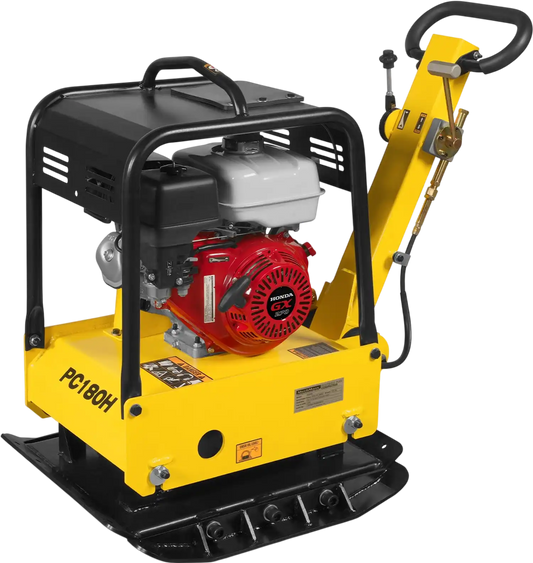 MechMaxx TR60H Tamping Rammer Honda GX270 Reversible Plate Compactor Wheel Kit Extension Plates 6750 lbs Centrifugal Force New