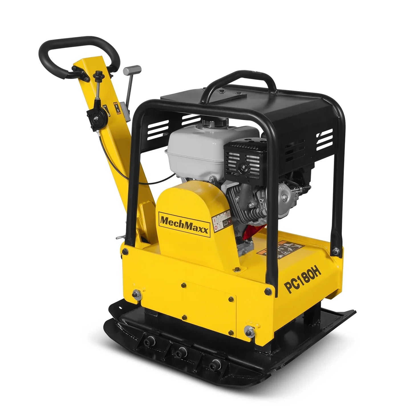 MechMaxx PC180H Plate Compactor Honda GX270 Reversible Wheel Kit Extension Plates 6750 lb Centrifugal Force New