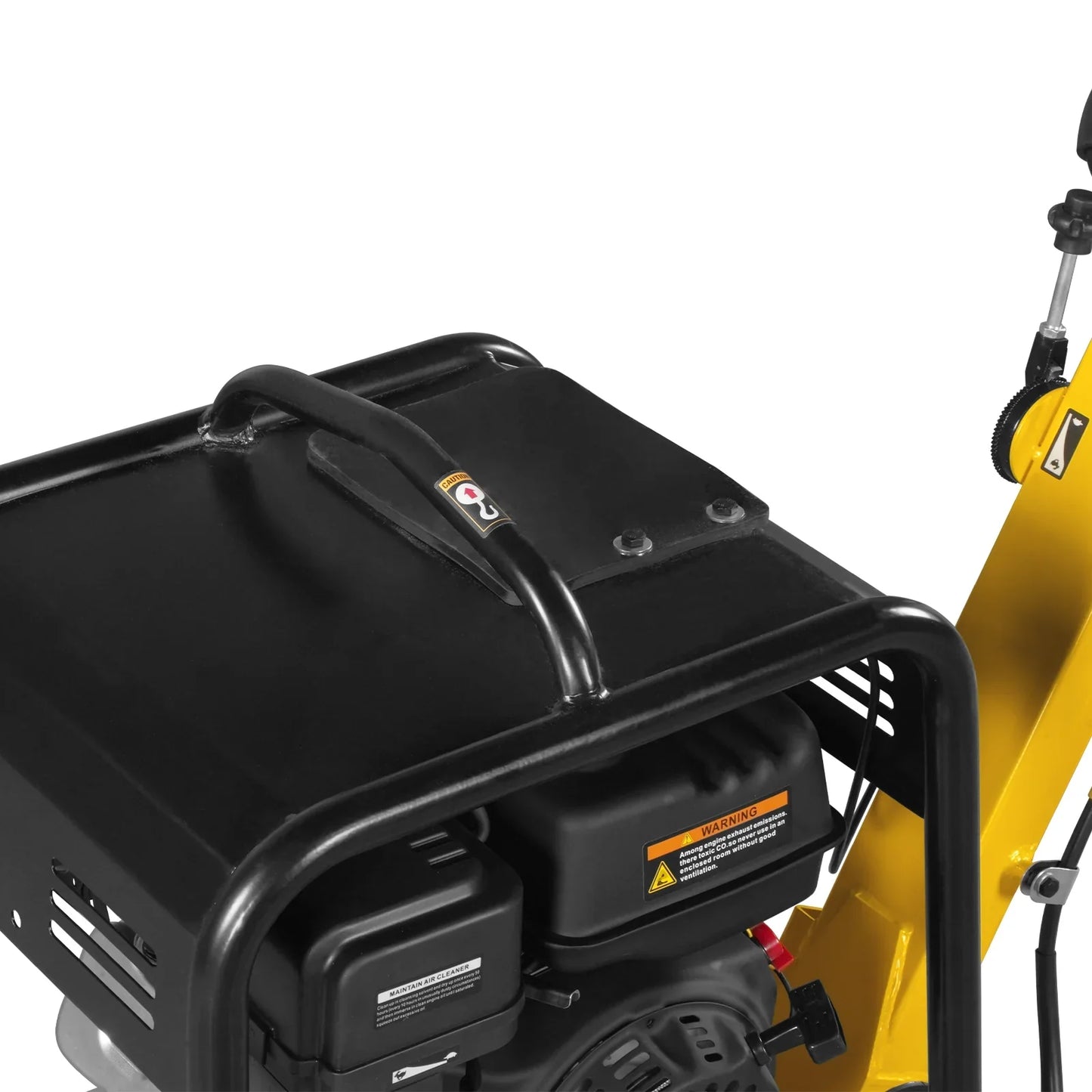 MechMaxx PC180Z Plate Compactor 9 HP Reversible with Wheel Kit Extension Plates 6750 lbs Centrifugal Force New