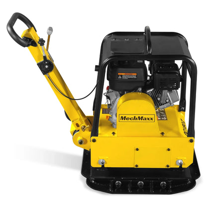 MechMaxx PC180Z Plate Compactor 9 HP Reversible with Wheel Kit Extension Plates 6750 lbs Centrifugal Force New