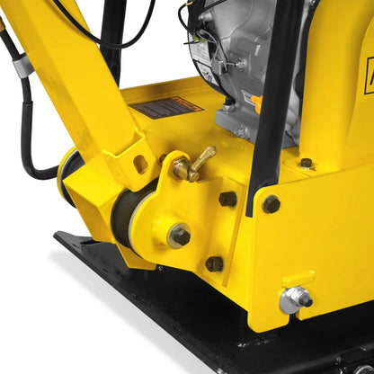 MechMaxx PC180Z Plate Compactor 9 HP Reversible with Wheel Kit Extension Plates 6750 lbs Centrifugal Force New