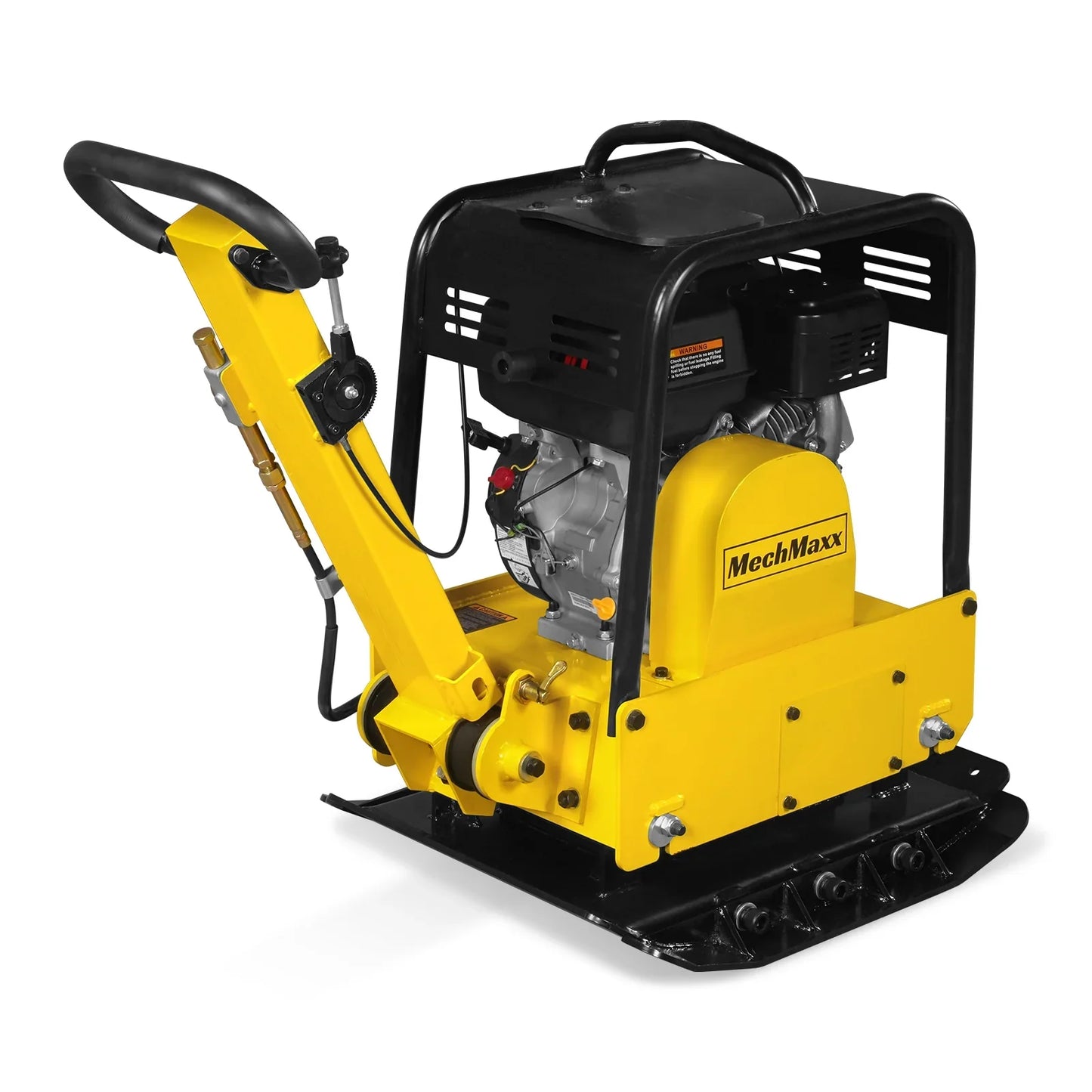 MechMaxx PC180Z Plate Compactor 9 HP Reversible with Wheel Kit Extension Plates 6750 lbs Centrifugal Force New