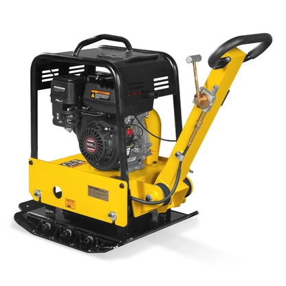 MechMaxx PC180Z Plate Compactor 9 HP Reversible with Wheel Kit Extension Plates 6750 lbs Centrifugal Force New