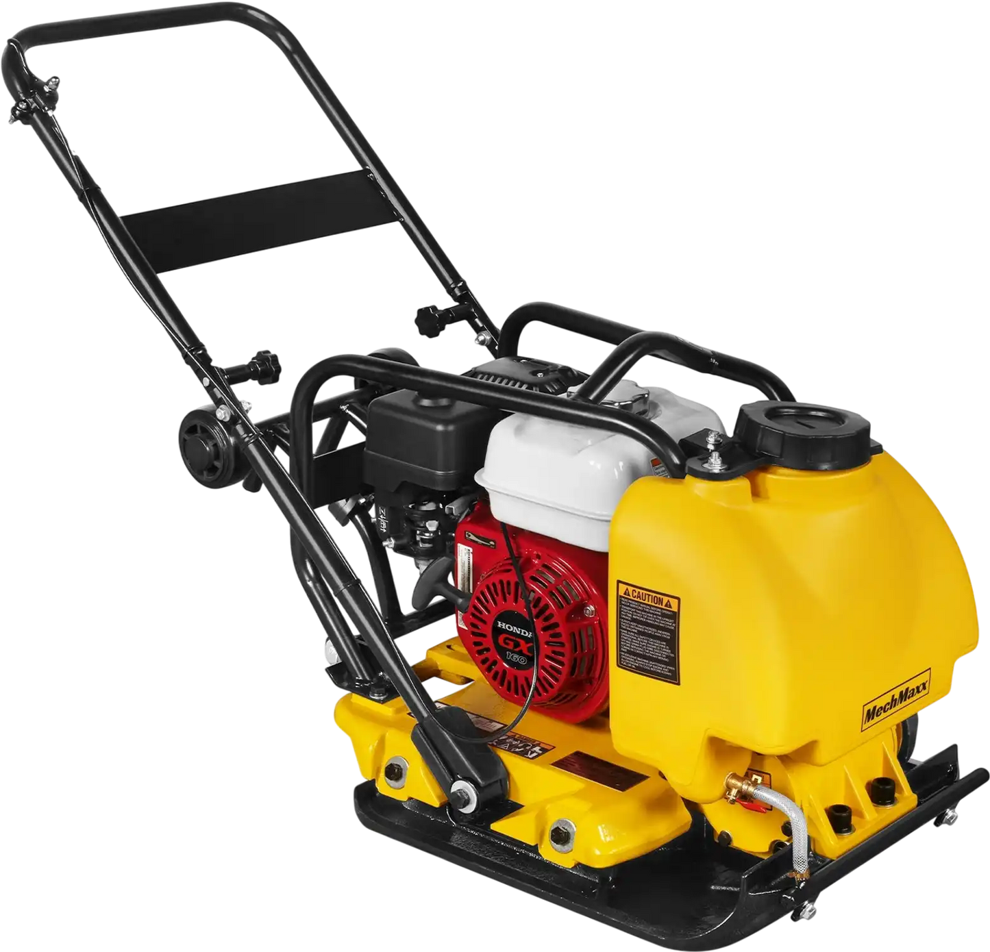 MechMaxx PC80H Plate Compactor Honda GX160 Vibratory Wheel Kit 3150 lbs Centrifugal Force New