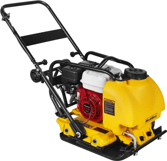 MechMaxx PC80H Plate Compactor Honda GX160 Vibratory Wheel Kit 3150 lbs Centrifugal Force New