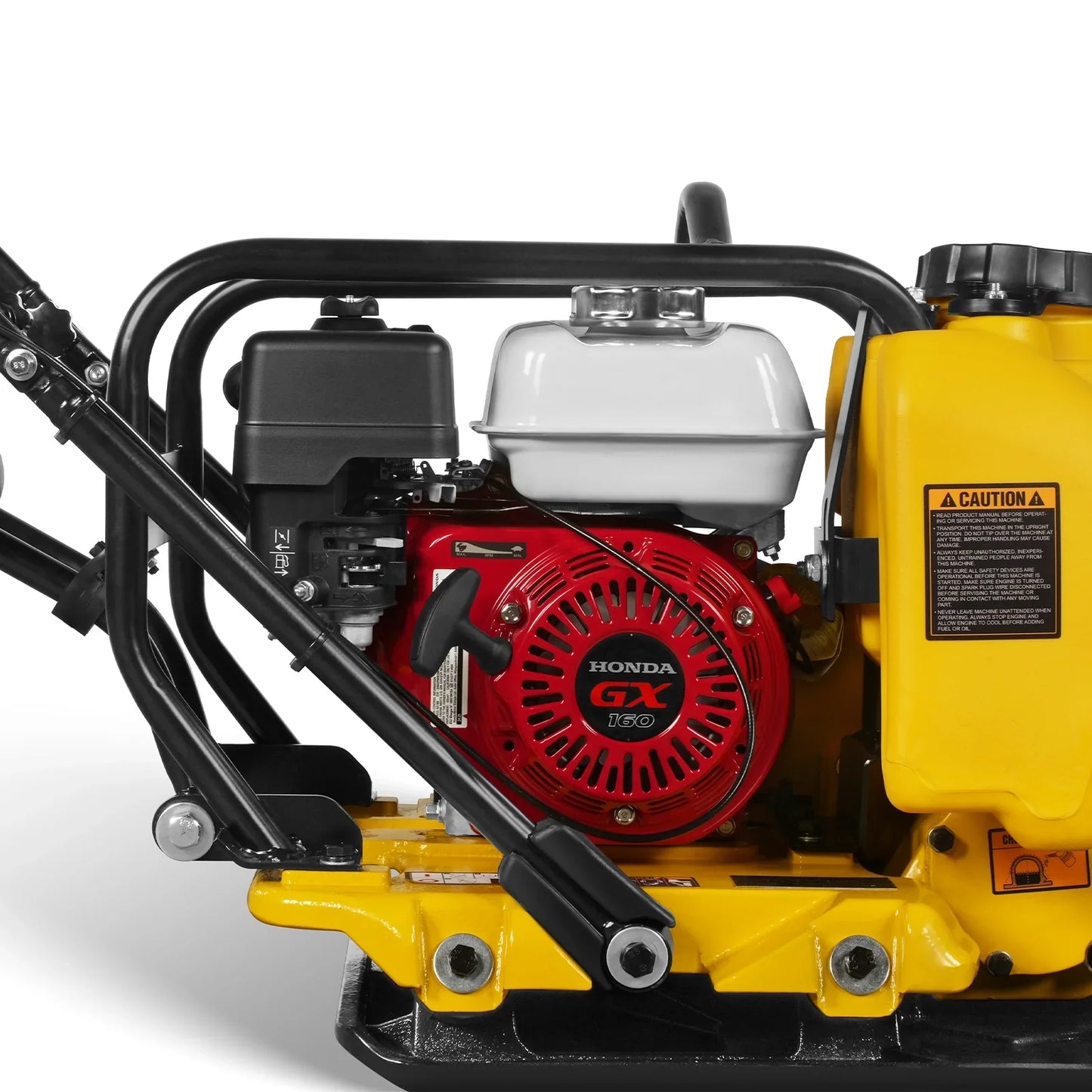MechMaxx PC80H Plate Compactor Honda GX160 Vibratory Wheel Kit 3150 lbs Centrifugal Force New
