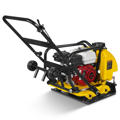 MechMaxx PC80H Plate Compactor Honda GX160 Vibratory Wheel Kit 3150 lbs Centrifugal Force New
