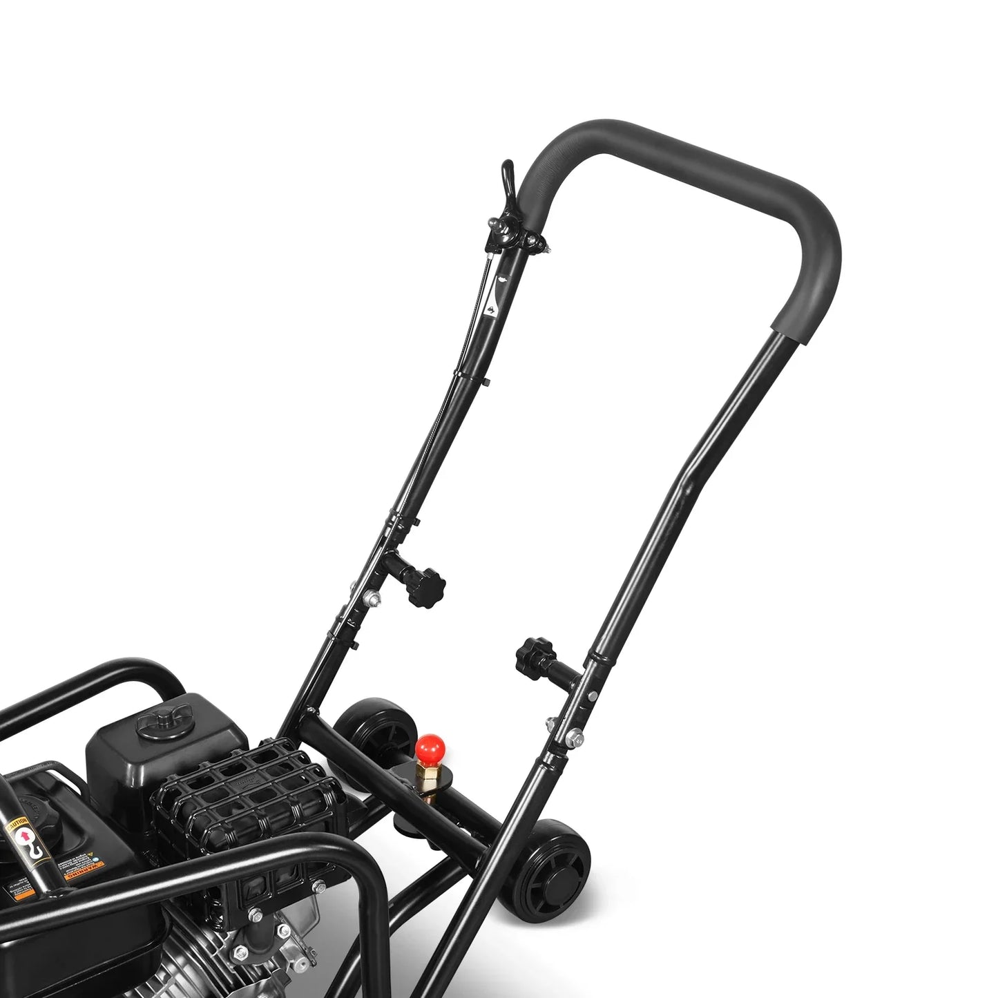 MechMaxx PC80Z Plate Compactor 5.8 HP Vibratory with Wheel Kit 3150 lbs Centrifugal Force for Soil Gravel Asphalt Paver Base New