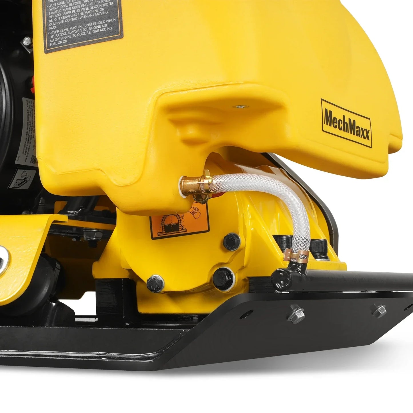 MechMaxx PC80Z Plate Compactor 5.8 HP Vibratory with Wheel Kit 3150 lbs Centrifugal Force for Soil Gravel Asphalt Paver Base New