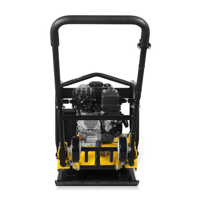 MechMaxx PC90Z Plate Compactor 5.8 HP Vibratory with Wheel Kit 3600 lbs Centrifugal Force for Soil Gravel Asphalt Paver Base New