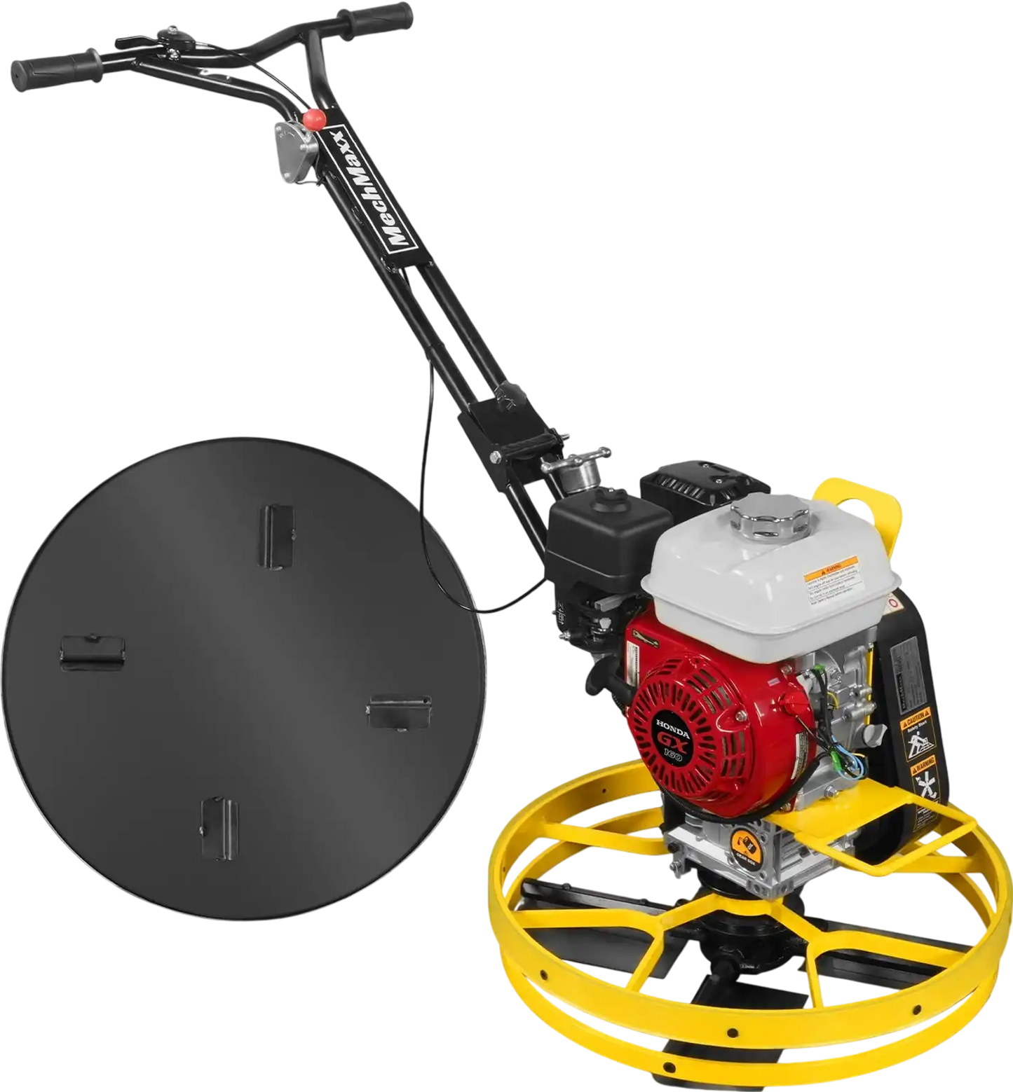 MechMaxx PT22H Power Trowel 23" Walk-Behind Concrete Honda GX160 with Blades and Float Pan New