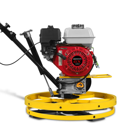 MechMaxx PT22H Power Trowel 23" Walk-Behind Concrete Honda GX160 with Blades and Float Pan New
