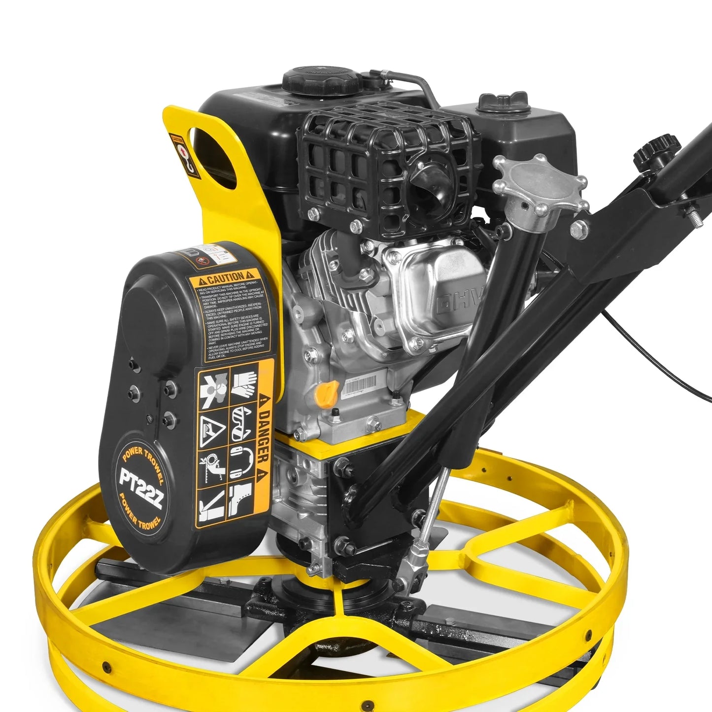MechMaxx PT22Z Power Trowel 5.8 HP 23" Walk-Behind Concrete with Blades and Float Pan New