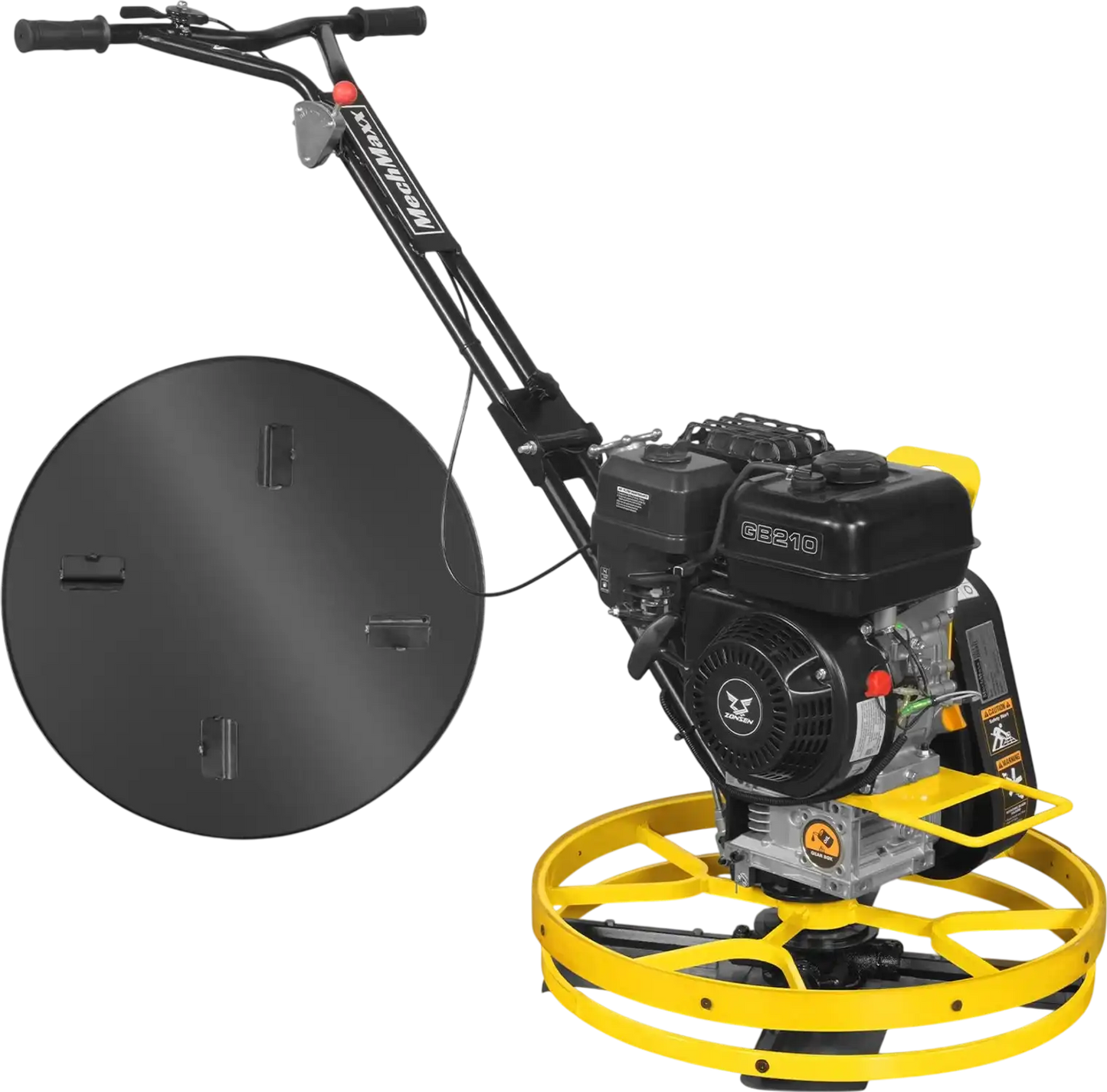 MechMaxx PT22Z Power Trowel 5.8 HP 23" Walk-Behind Concrete with Blades and Float Pan New