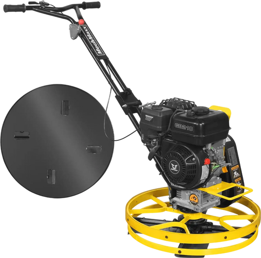 MechMaxx PT22Z Power Trowel 5.8 HP 23" Walk-Behind Concrete with Blades and Float Pan New