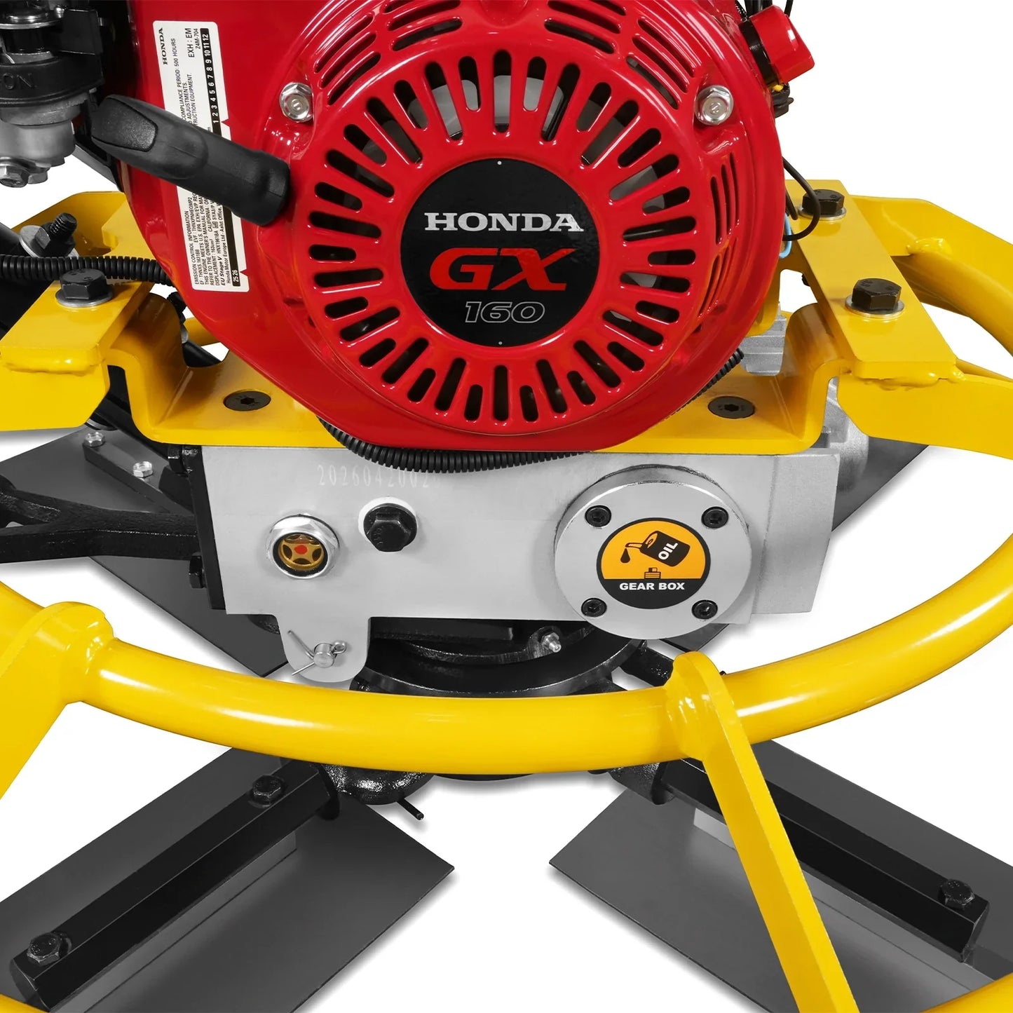 MechMaxx PT36H Power Trowel Honda GX160 36" Walk-Behind Concrete with Blades and Float Pan New