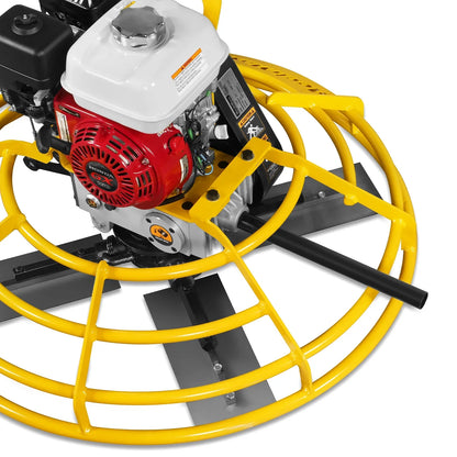 MechMaxx PT36H Power Trowel Honda GX160 36" Walk-Behind Concrete with Blades and Float Pan New