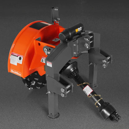 MechMaxx SG28 Stump Grinder 3-Point PTO 44 Carbide Teeth for 35-80HP Tractor New