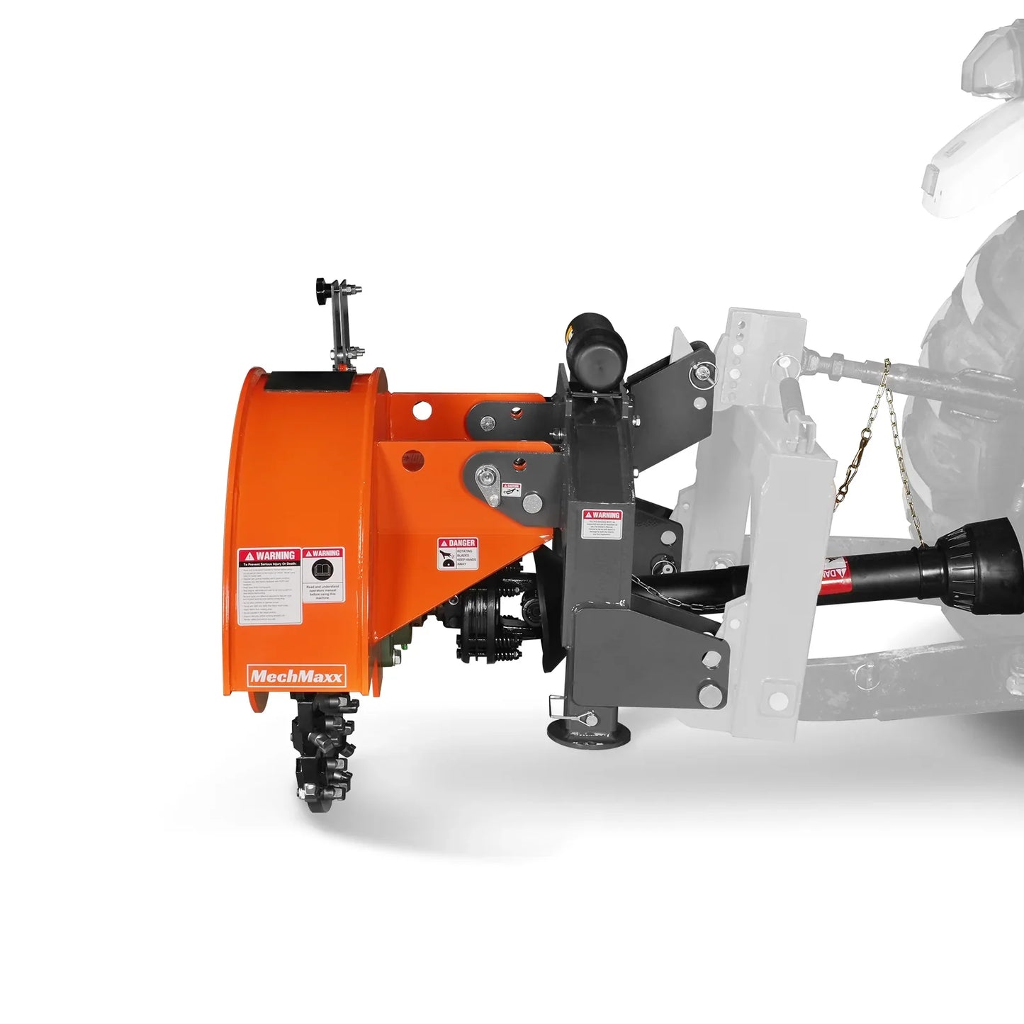 MechMaxx SG28 Stump Grinder 3-Point PTO 44 Carbide Teeth for 35-80HP Tractor New