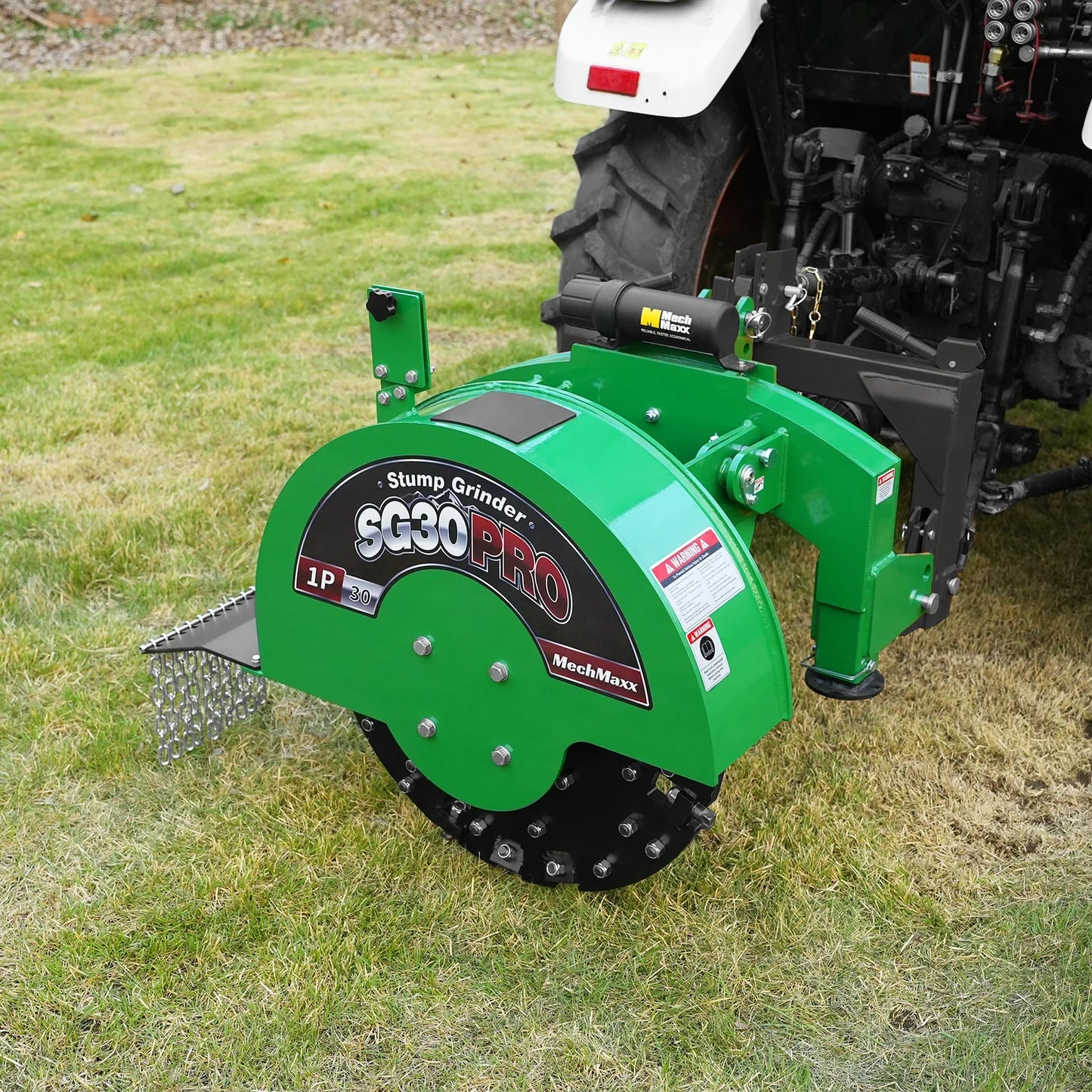MechMaxx SG30 Stump Grinder 3-Point PTO 30" Flywheel 40-100 HP 44 Carbide Teeth New