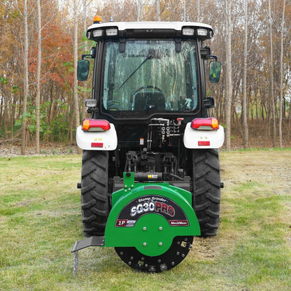MechMaxx SG30 Stump Grinder 3-Point PTO 30" Flywheel 40-100 HP 44 Carbide Teeth New