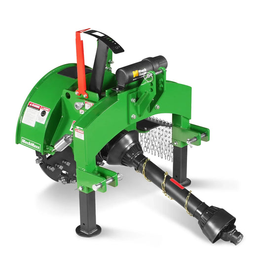 MechMaxx SG24PRO Stump Grinder 3-Point PTO 34 Carbide Teeth for 15-45HP Tractor New