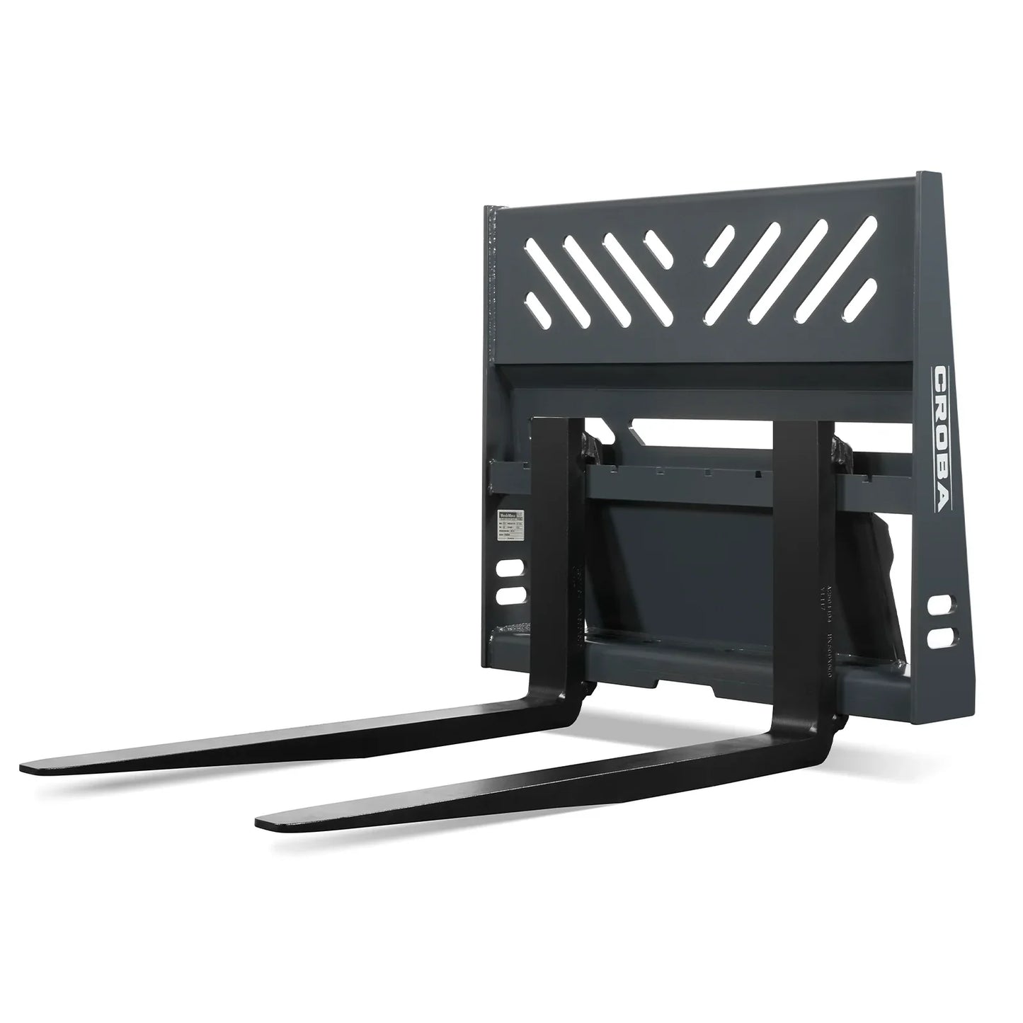 MechMaxx PF36 Skid Steer Forks 36" Mini Skid Steer Pallet Fork Frame Attachment 2204 lbs Weight Capacity New
