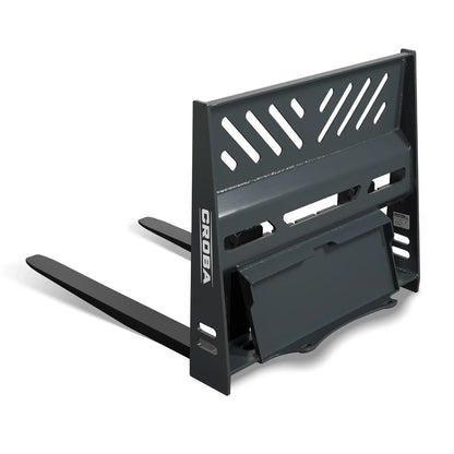 MechMaxx PF36 Skid Steer Forks 36" Mini Skid Steer Pallet Fork Frame Attachment 2204 lbs Weight Capacity New