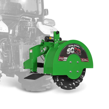 MechMaxx SG28 Stump Grinder 3-Point PTO 44 Carbide Teeth Slip Clutch 35-80HP Tractor New
