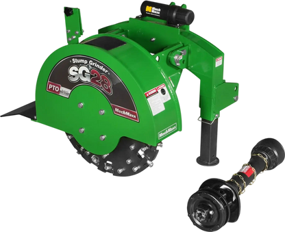 MechMaxx SG28 Stump Grinder 3-Point PTO 44 Carbide Teeth Slip Clutch 35-80HP Tractor New
