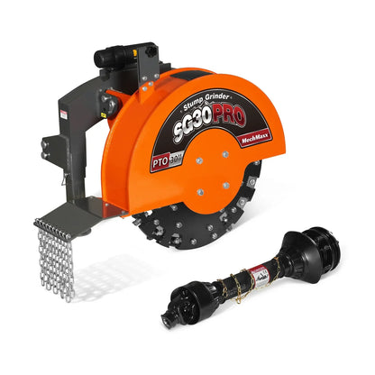 MechMaxx SG30 Stump Grinder 3-Point PTO 30" Flywheel 40-100 HP 44 Carbide Teeth New