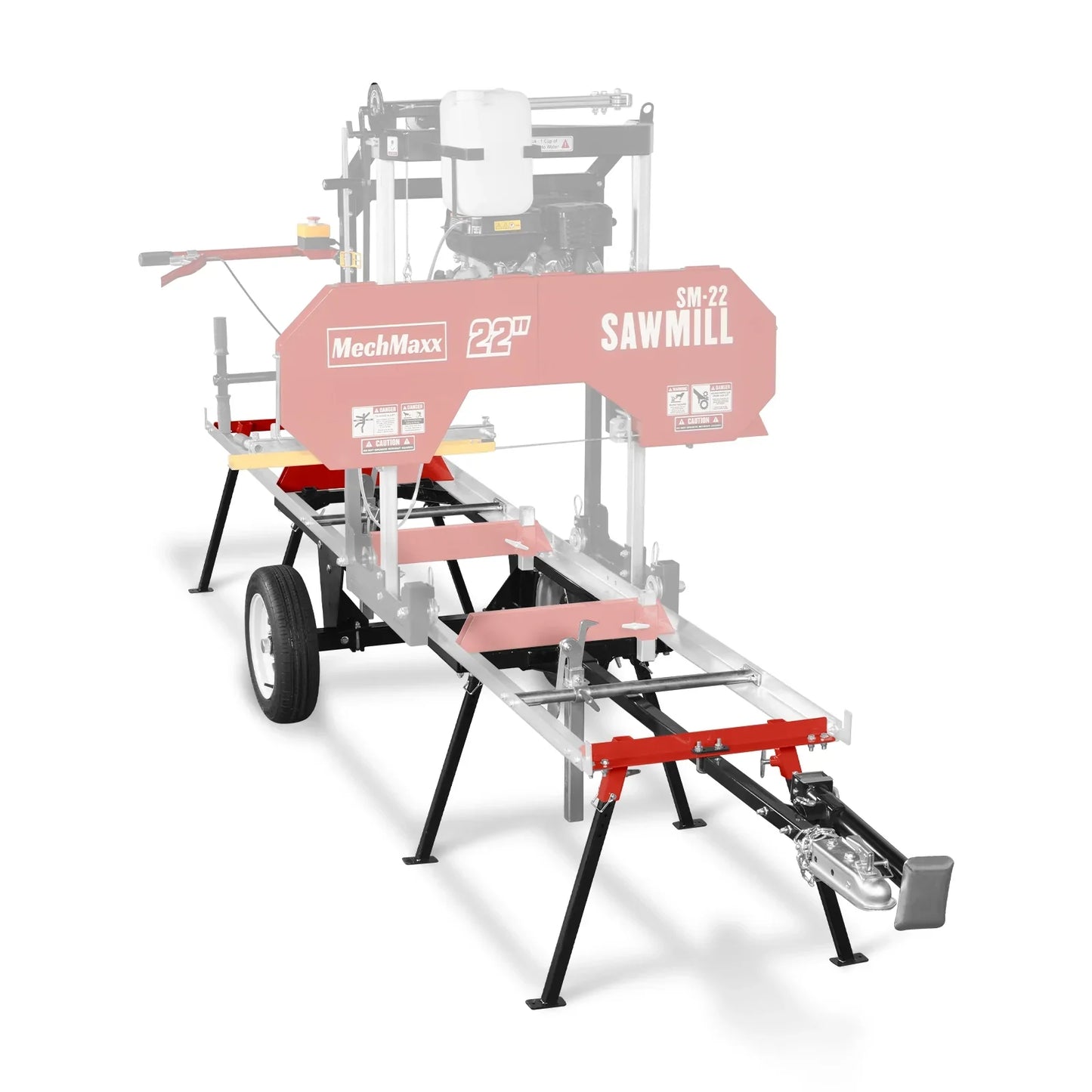 MechMaxx 410719 Sawmill SM-22 Trailer Combo Kit for 13' Track Length New