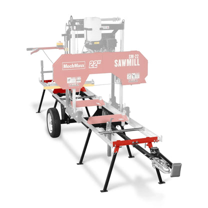 MechMaxx 410719 Sawmill SM-22 Trailer Combo Kit for 13' Track Length New