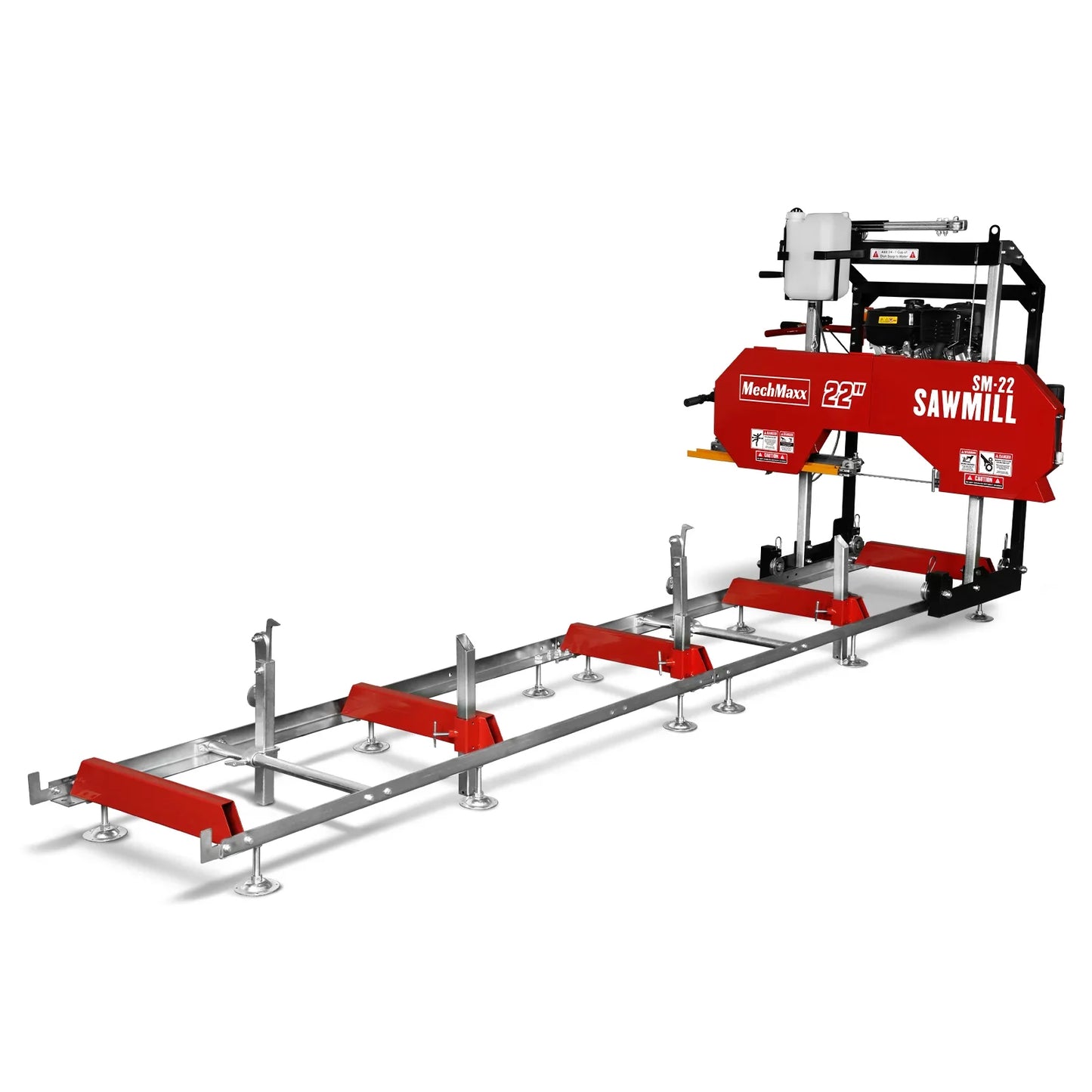 MechMaxx SM22 Sawmill Portable 22" Kohler 9.5 HP 277cc Gasoline Engine 18" Board Width 13' Track Length New