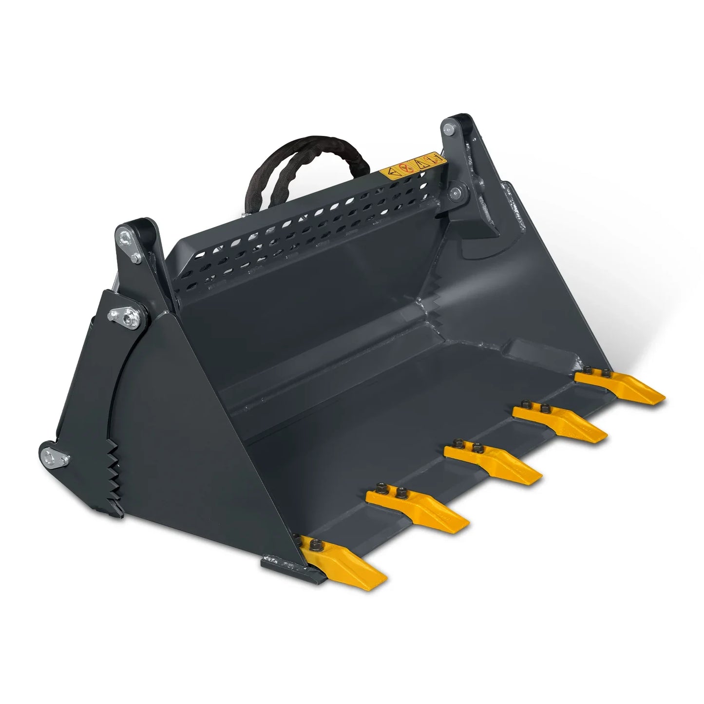 MechMaxx BT44 Skid Steer Bucket 44" 4"-1 Combo Mini Attachment Quick Attach Universal Mount New