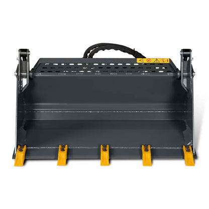 MechMaxx BT44 Skid Steer Bucket 44" 4"-1 Combo Mini Attachment Quick Attach Universal Mount New