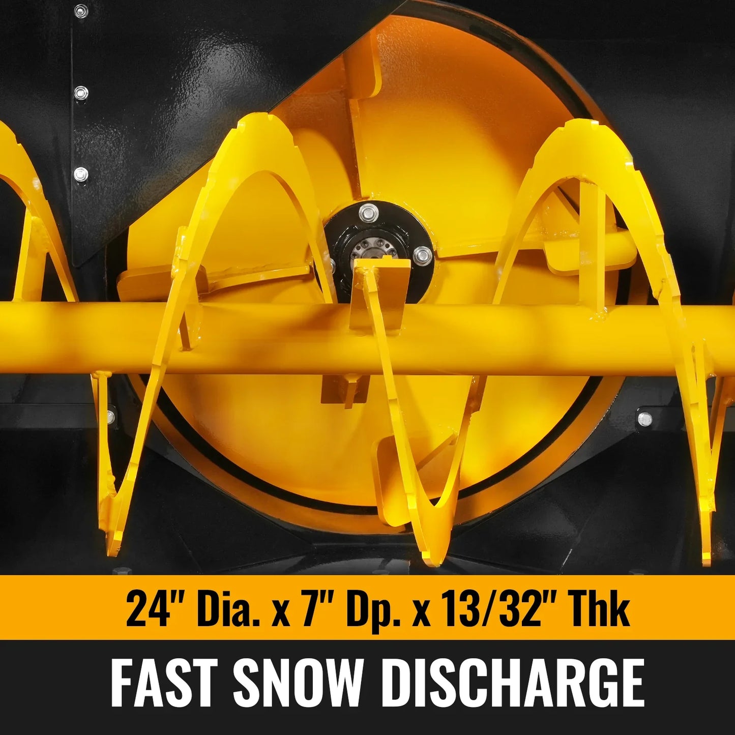 MechMaxx TSB84 Snow Blower 84" 3 Point PTO 24" Impeller 360° Snow Chute 35-95 HP New