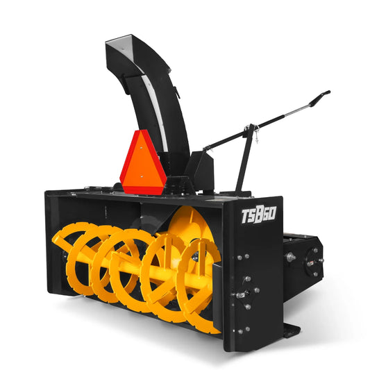 MechMaxx TSB60 Snow Blower 60" 3 Point PTO 24" Impeller Diameter 360° Snow Chute 25-65 HP New