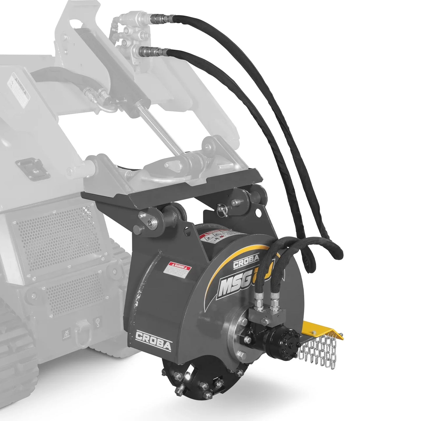 MechMaxx MSG20 Skid Steer Stump Grinder 20" Flywheel Diameter Mini with 24 Carbide Teeth New