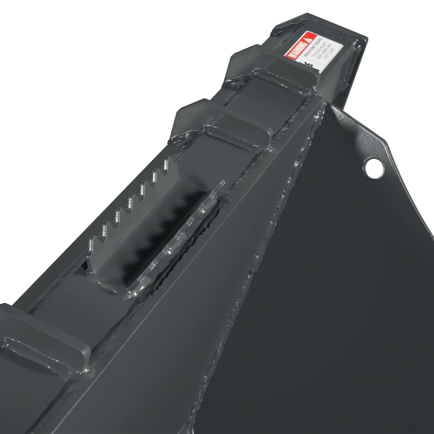 MechMaxx SBE53 Skid Steer Attachment 48" Stump Bucket Wrecker Universal Quick Attach Bolt-On Cutting Teeth New