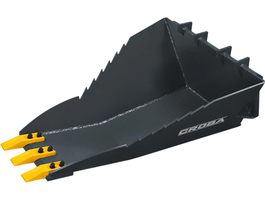 MechMaxx 150513 Skid Steer Stump Bucket 16" Cutting Width Mini New