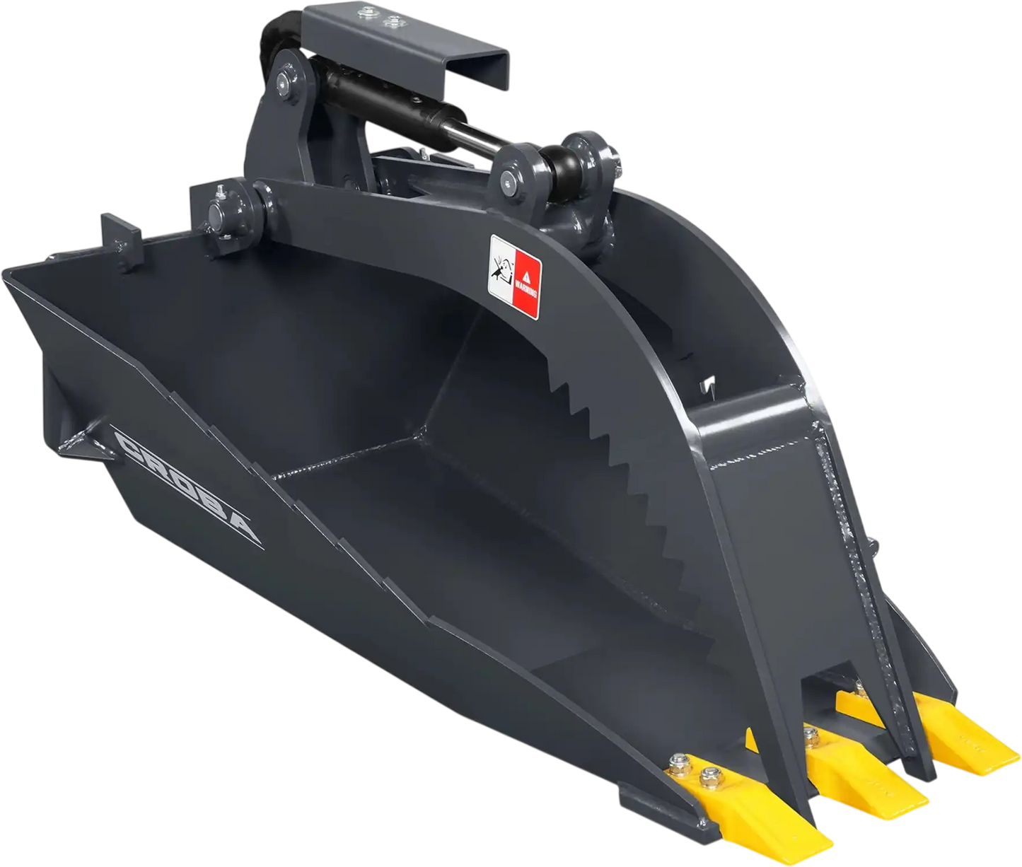 MechMaxx SGB36 Skid Steer Grapple Bucket 36" Max Opening Mini Stump Grapple Bucket New
