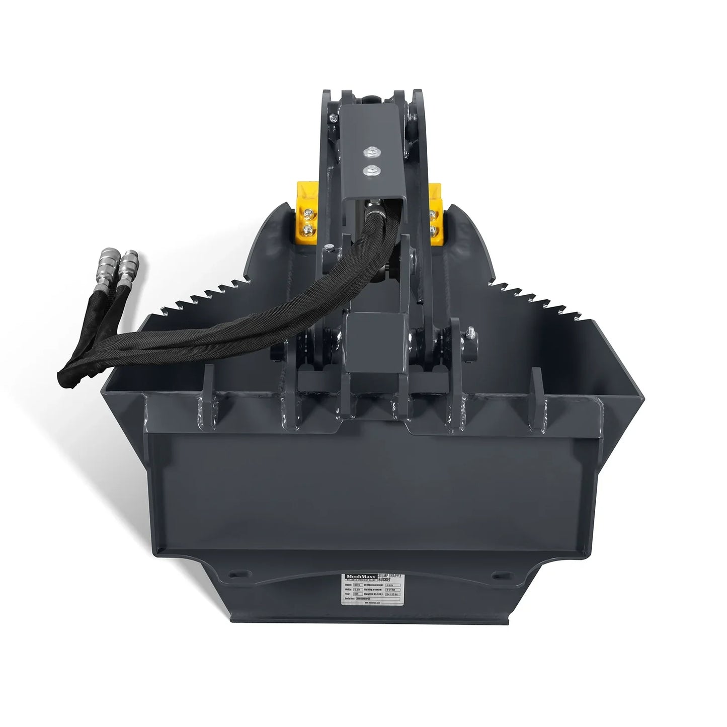 MechMaxx SGB36 Skid Steer Grapple Bucket 36" Max Opening Mini Stump Grapple Bucket New