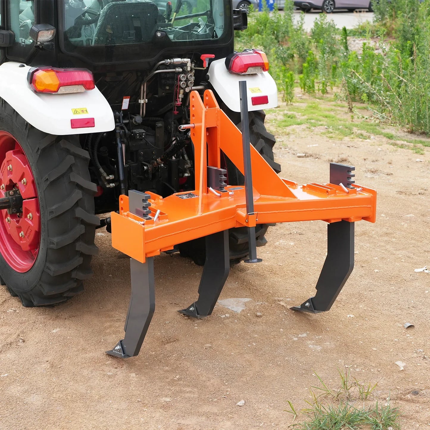 MechMaxx SS3S Subsoiler Heavy Duty 3 Shank Plow Ground Ripper 3 Point Hitch Cat 1 & 2 New
