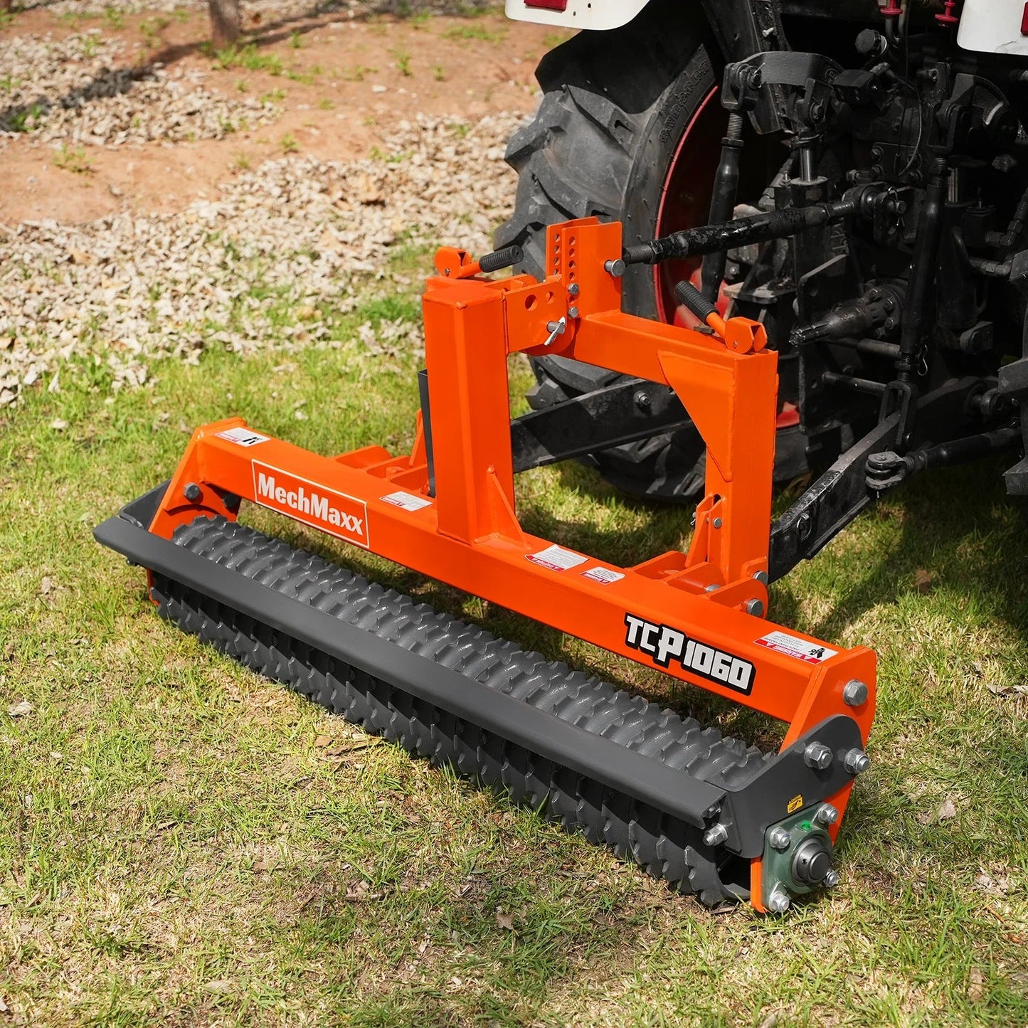 MechMaxx TCP1060 Cultipacker 60" 26 Ductile Iron Wheels Scraper Bar Category 1 and 2 3 Point Hitch Tractor Attachment New
