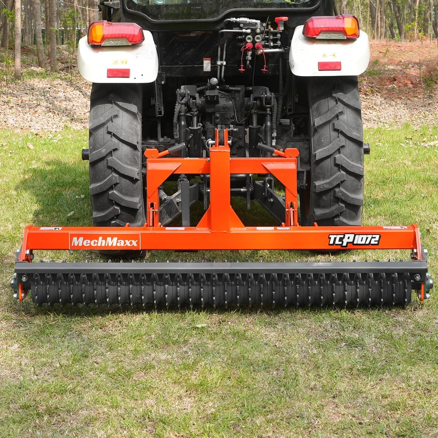 MechMaxx TCP1072 Cultipacker 72" 32 Ductile Iron Wheels Scraper Bar Category 1 and 2 3 Point Hitch Tractor Attachment New