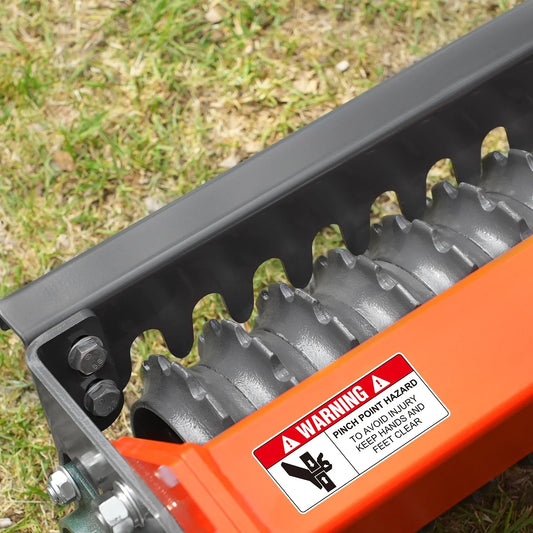 MechMaxx TCP1060 Cultipacker 60" 26 Ductile Iron Wheels Scraper Bar Category 1 and 2 3 Point Hitch Tractor Attachment New