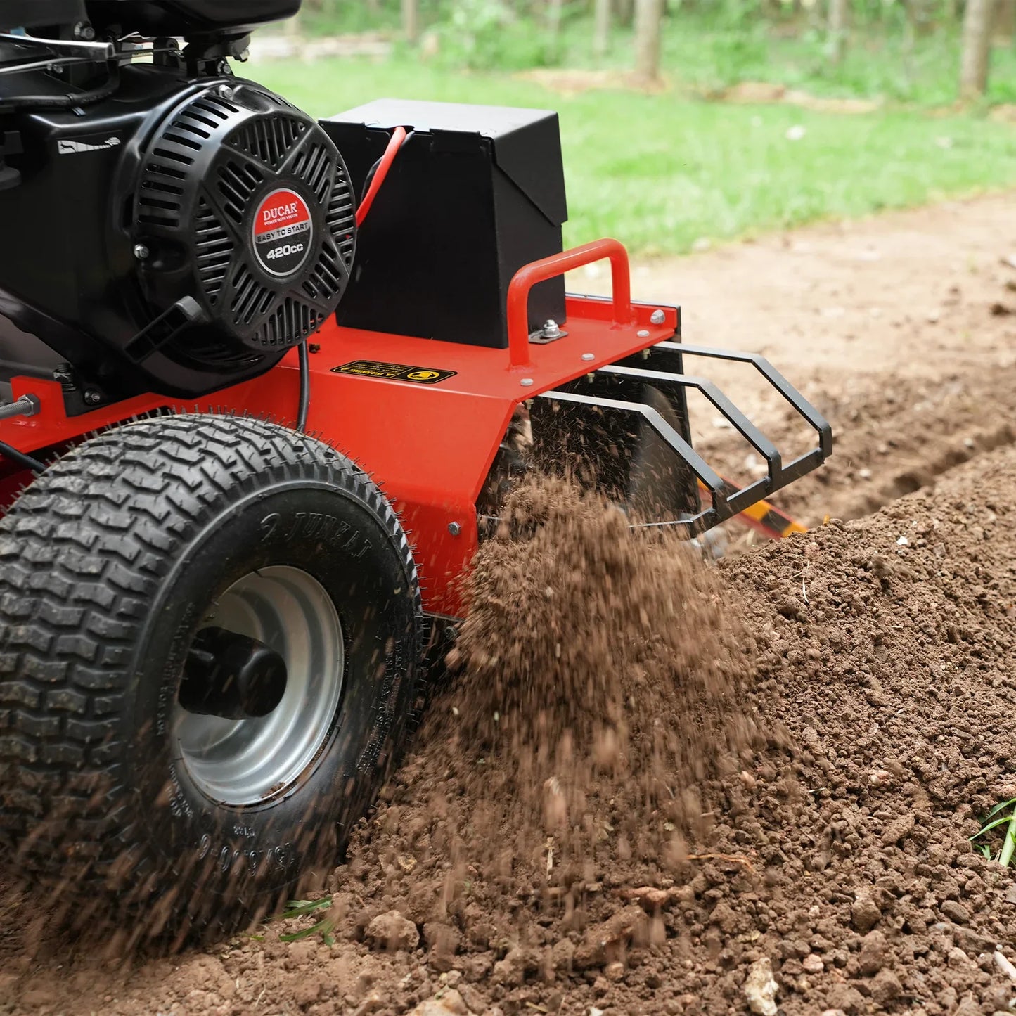 MechMaxx TCR1500 Mini Trencher 15HP 420cc Electric Start Powered 24" Ditching Trencher New