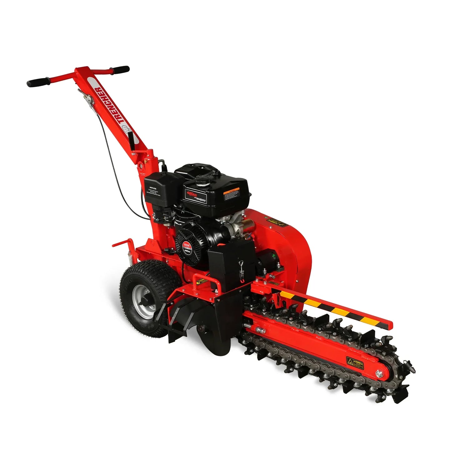 MechMaxx TCR1500 Mini Trencher 15HP 420cc Electric Start Powered 24" Ditching Trencher New