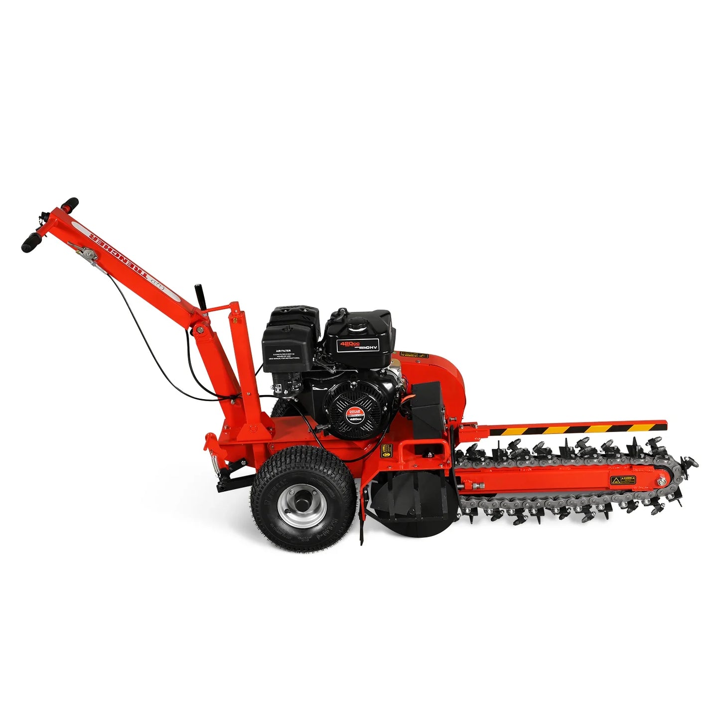 MechMaxx TCR1500 Mini Trencher 15HP 420cc Electric Start Powered 24" Ditching Trencher New